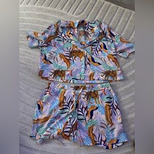 Cynthia Rowley Colorful Print Sleepwear